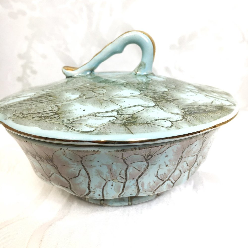 * Old Dutch Delft Powder or Candy Dish - Picture 5 of 16